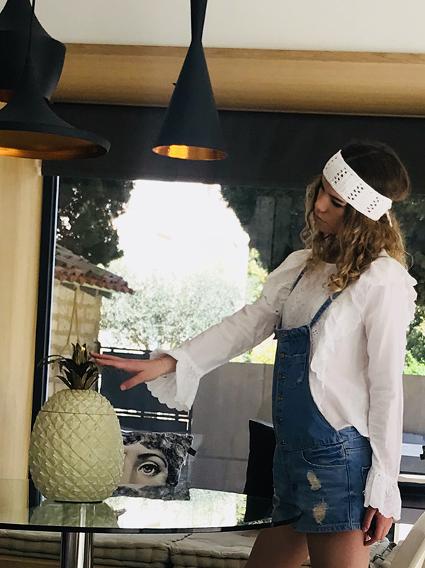 Headband Kate Blanc été 2018 Ida Degliame