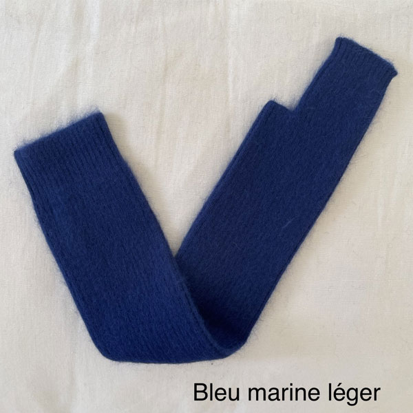 longue mitaine SERGE IDA DEGLIAME bleu marine léger