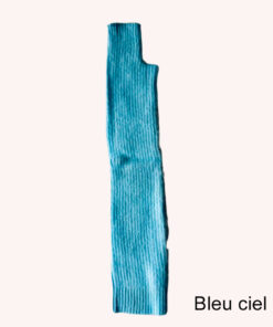 Longue mitaine SERGE IDA DEGLIAME, couleur bleu ciel, pour habiller vos mains avec chaleur et douceur