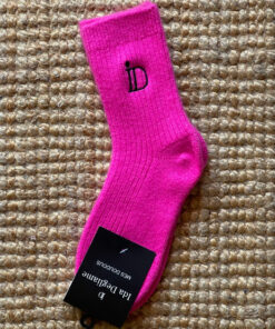 les chaussettes mes doudous ida degliame existe en couleur fuchsia