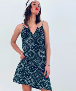 La robe St Tropez ida degliame existe aussi en en bandana noir
