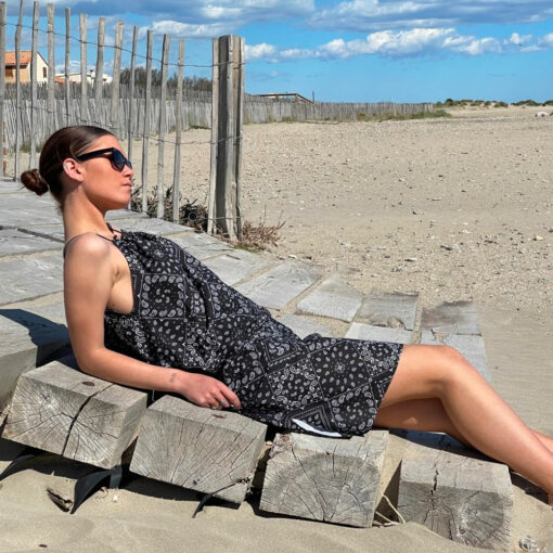 La robe St Tropez ida degliame est la robe idéale pour votre été à la plage ou à la ville