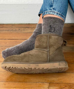 Les chaussettes mes chouchous IDA DEGLIAME coloris chocolat viendront vous réchauffer tout l'hiver