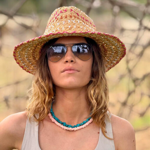 le chapeau bardot IDA DEGLIAME vous accompagnera tout l'été