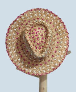 Le chapeau BARDOT IDA DEGLIAME 100% raphia se décline en fuchsia