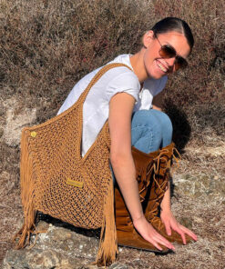 le KARMA Bag IDA DEGLIAME est Un cabas XL bohème et éthique